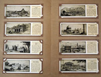 Wonder Cities of the World  Full set of 25 card in album (1933) by British History at The Illustration Art Gallery