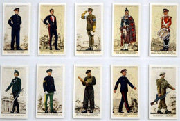 Cigarette cards: Uniforms of the Territorial Army 