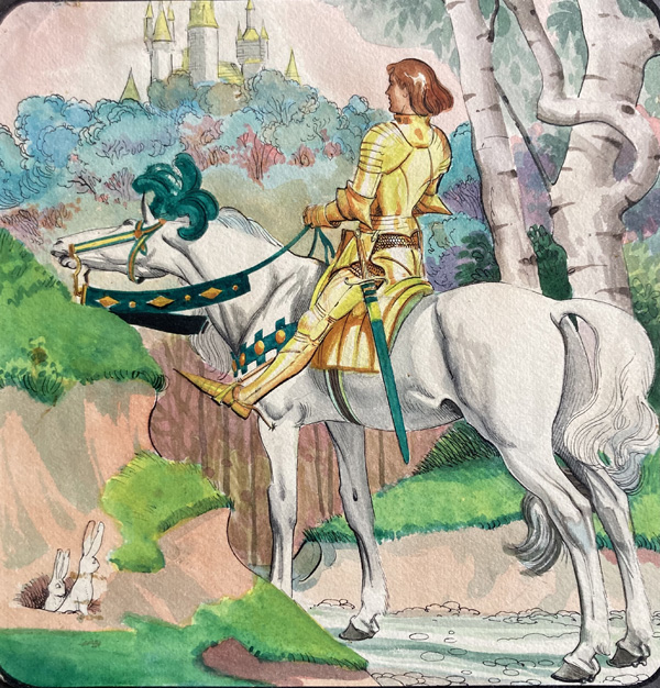 Sleeping Beauty: The Prince of Light Arrives (Original) by Sleeping Beauty (Coelho) at The Illustration Art Gallery