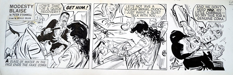 Modesty Blaise daily strip 6436 (Original) by Modesty Blaise (Neville Colvin) at The Illustration Art Gallery