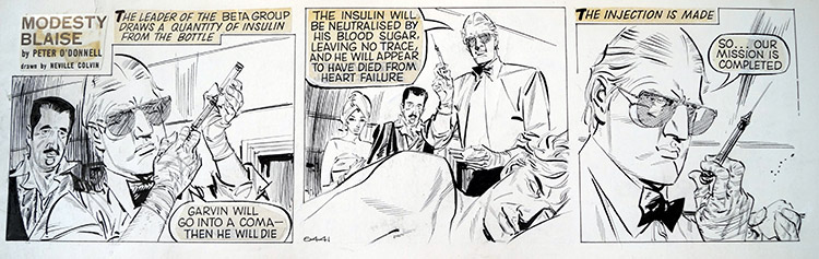 Modesty Blaise daily strip 6441 (Original) by Modesty Blaise (Neville Colvin) at The Illustration Art Gallery