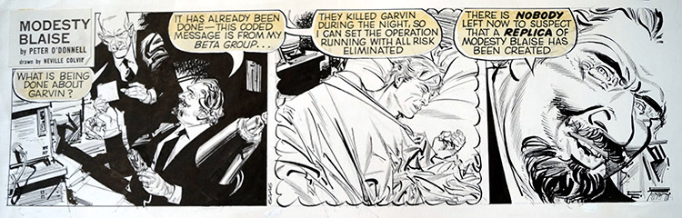 Modesty Blaise daily strip 6446 (Original) by Modesty Blaise (Neville Colvin) at The Illustration Art Gallery