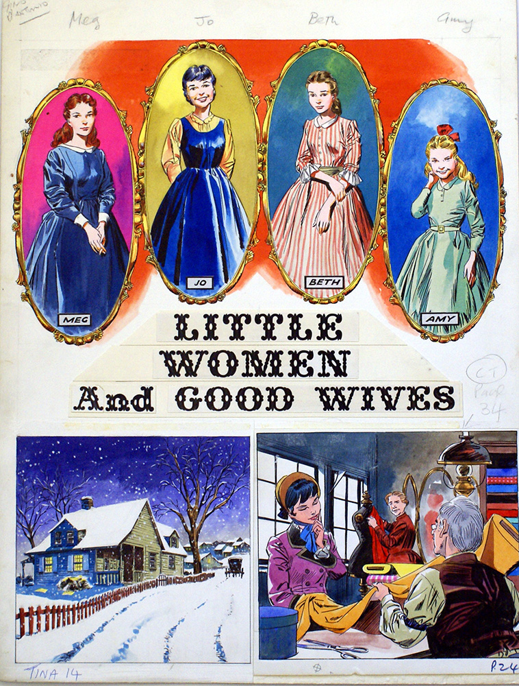 Little Women and Good Wives 1 (Original) art by Gino D'Antonio at The Illustration Art Gallery