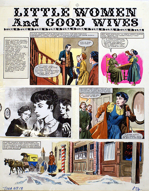Little Women and Good Wives 10 (Original) by Gino D'Antonio at The Illustration Art Gallery