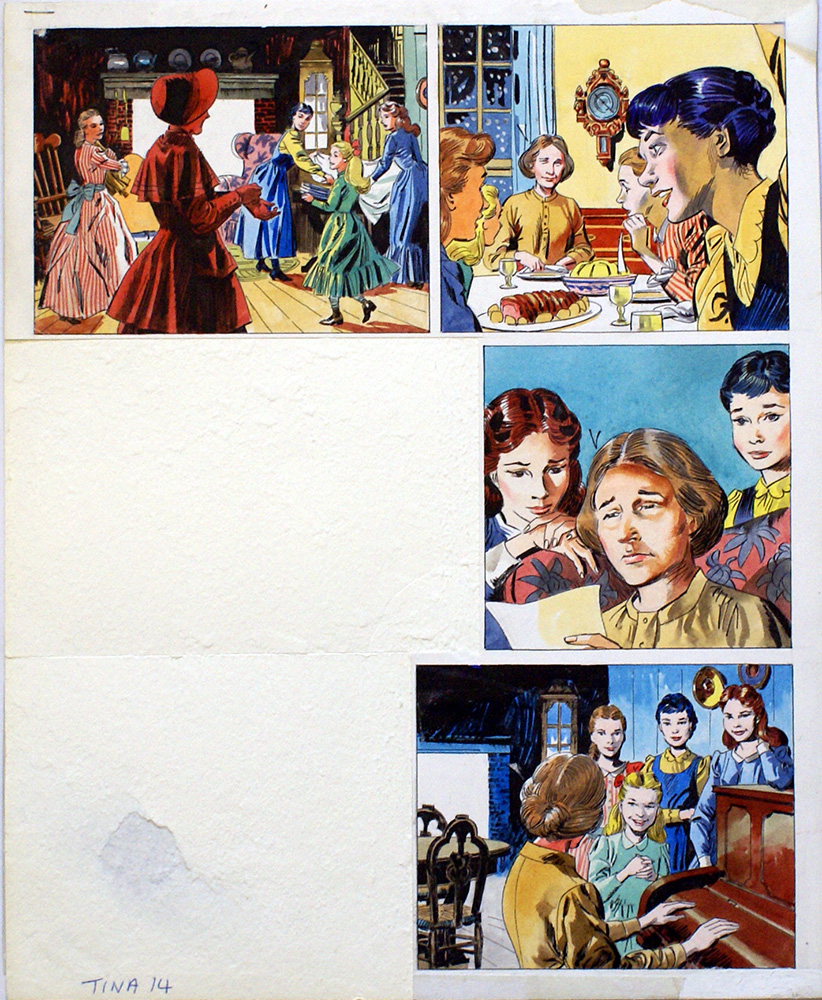 Little Women and Good Wives 3 (Original) art by Gino D'Antonio at The Illustration Art Gallery