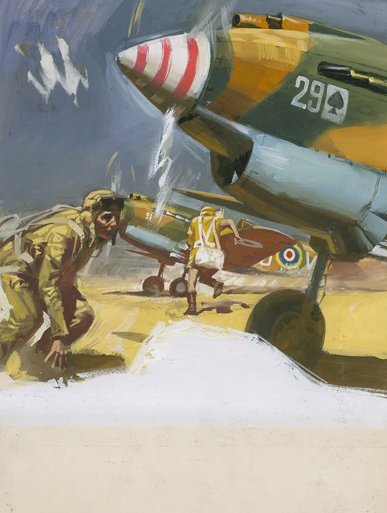 War Picture Library cover #149  'The Sky's the Limit' (Original) art by Pino Dell'Orco at The Illustration Art Gallery