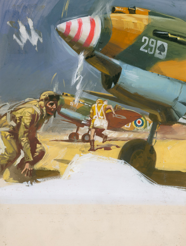 War Picture Library cover #149  'The Sky's the Limit' (Original) by Pino Dell'Orco at The Illustration Art Gallery