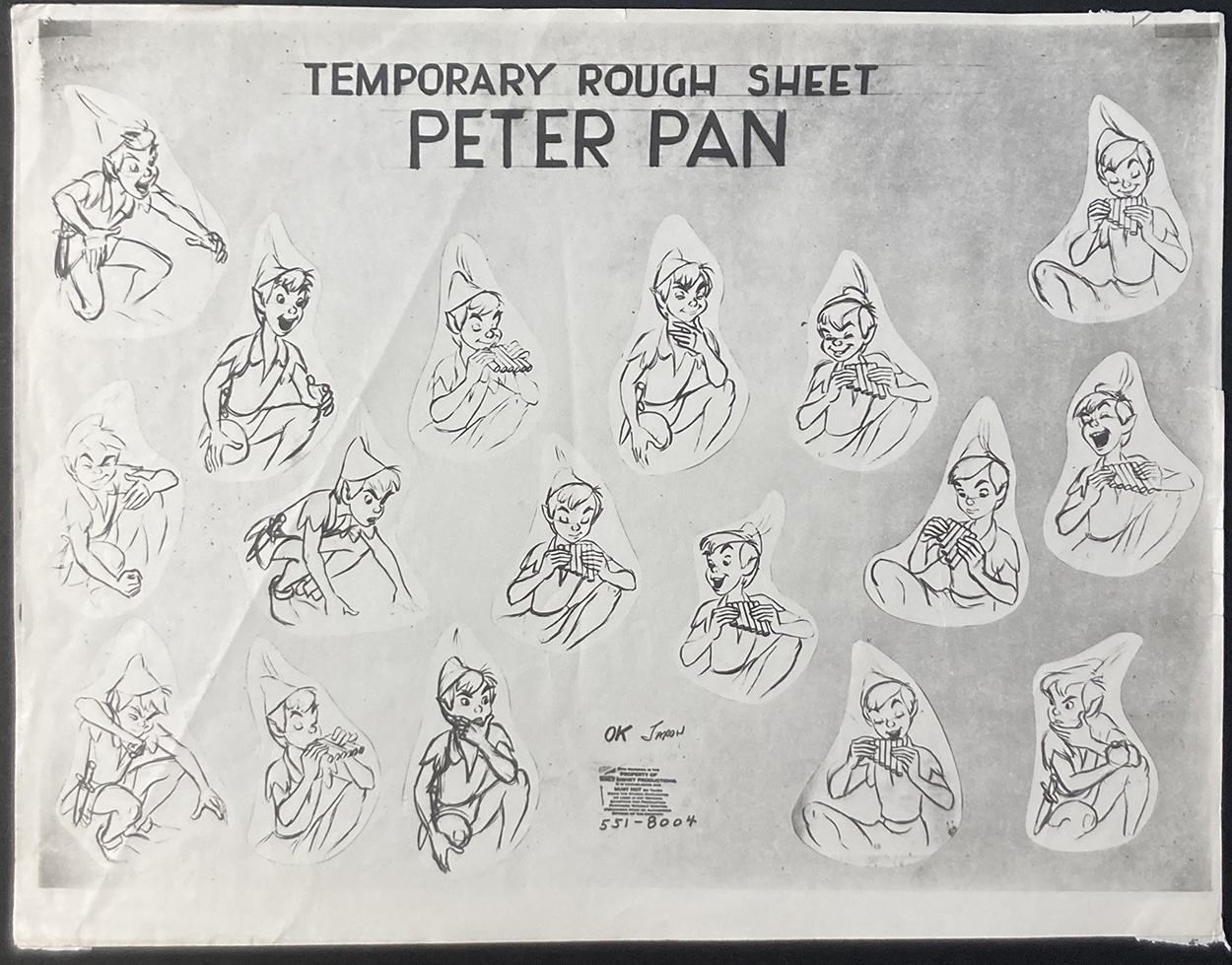 Disney's Peter Pan (Ozalid) (Original) art by Disney Studio at The Illustration Art Gallery