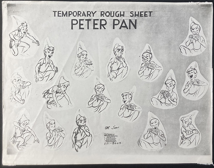 Disney's Peter Pan (Ozalid) (Original) by Disney Studio at The Illustration Art Gallery