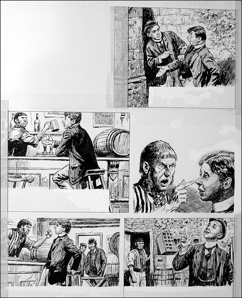 The Fifth Form at St. Dominic's - Pub (TWO pages) (Originals) art by St. Dominic's (Doughty) at The Illustration Art Gallery