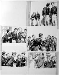 The Fifth Form at St. Dominic's - Slap (TWO pages) (Originals)