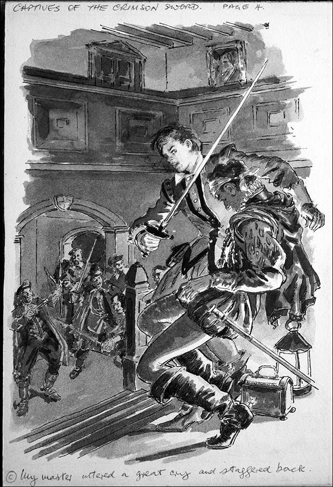 Captives of the Crimson Sword (Original) art by British History (Doughty) at The Illustration Art Gallery