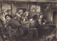 A Thief in The Tavern art by Cecil Doughty