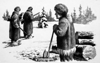 Fort Albany Quebec Trappers (Original)