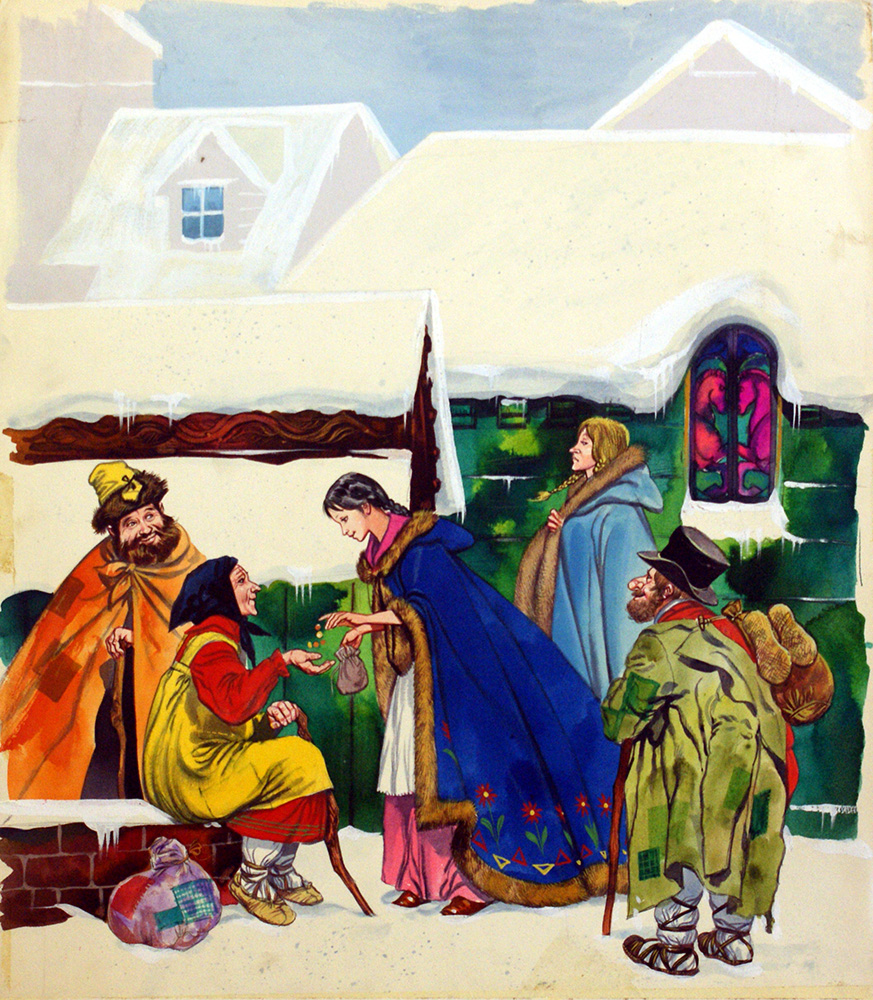 The Beggar Princess - cover (Original) art by Gerry Embleton Art at The Illustration Art Gallery