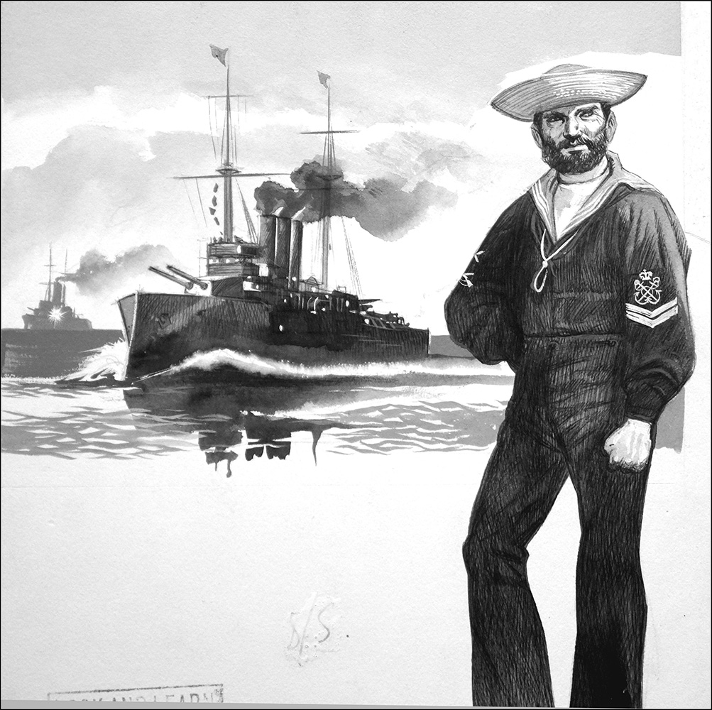 1st Class Petty Officer British Navy 1896 (Original) art by Gerry Embleton Art at The Illustration Art Gallery