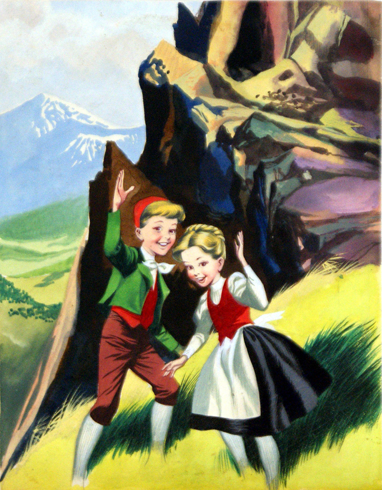 Waving Goodbye (Original) art by More Children's Stories (Ron Embleton) at The Illustration Art Gallery