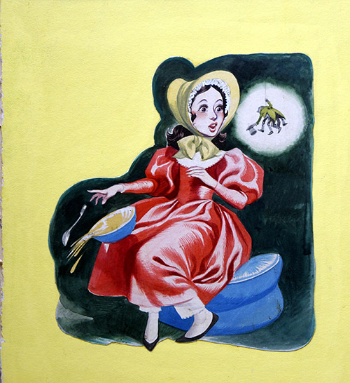 Little Miss Muffet (Original) by More Children's Stories (Ron Embleton) at The Illustration Art Gallery