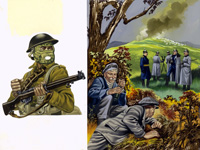 Facets of World War One art by Ron Embleton