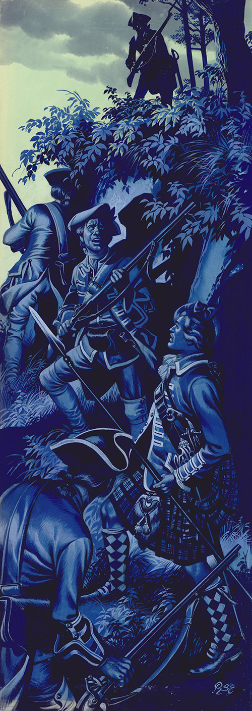 42nd Royal Highland Regiment (Original) (Signed) by British History (Ron Embleton) at The Illustration Art Gallery