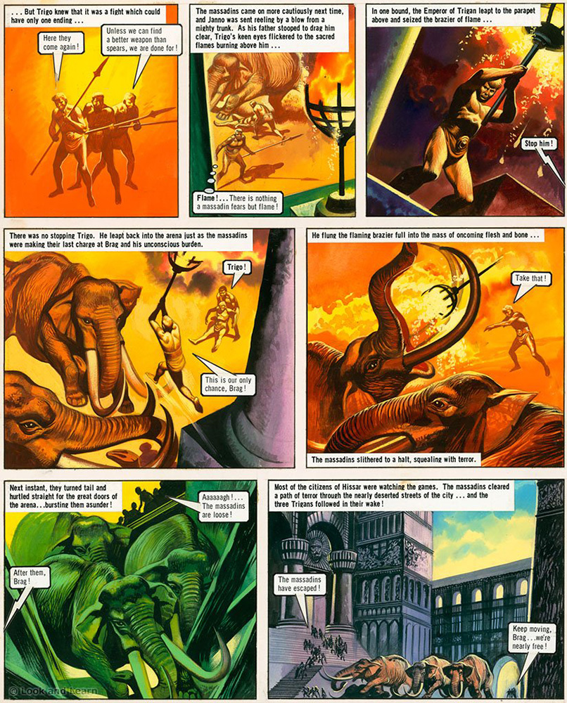 The Trigan Empire: Look and Learn issue 681(a) (Original) art by Trigan Empire (Ron Embleton) at The Illustration Art Gallery
