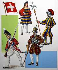 Swiss Mercenaries (Original) (Signed)