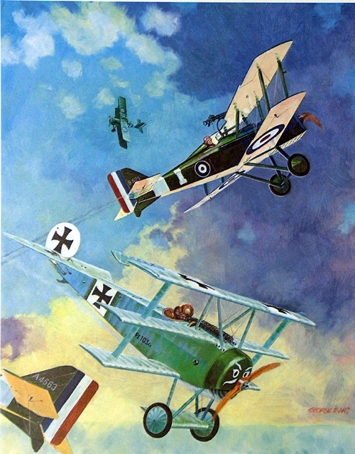 War in the Sky (Limited Edition Print) (Signed) by George Evans at The Illustration Art Gallery