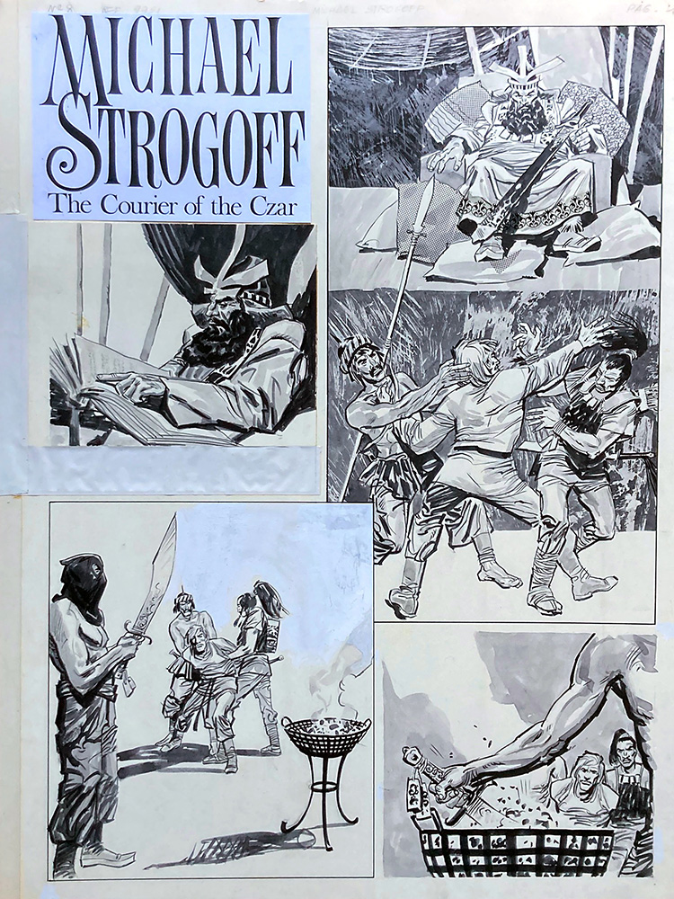 Michael Strogoff: Chief of the Tartars - Branding! (Original) art by Alfonso Font Art at The Illustration Art Gallery