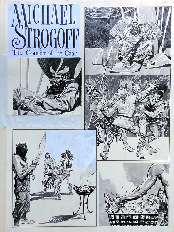 Michael Strogoff: Chief of the Tartars (Original) by Alfonso Font at The Illustration Art Gallery