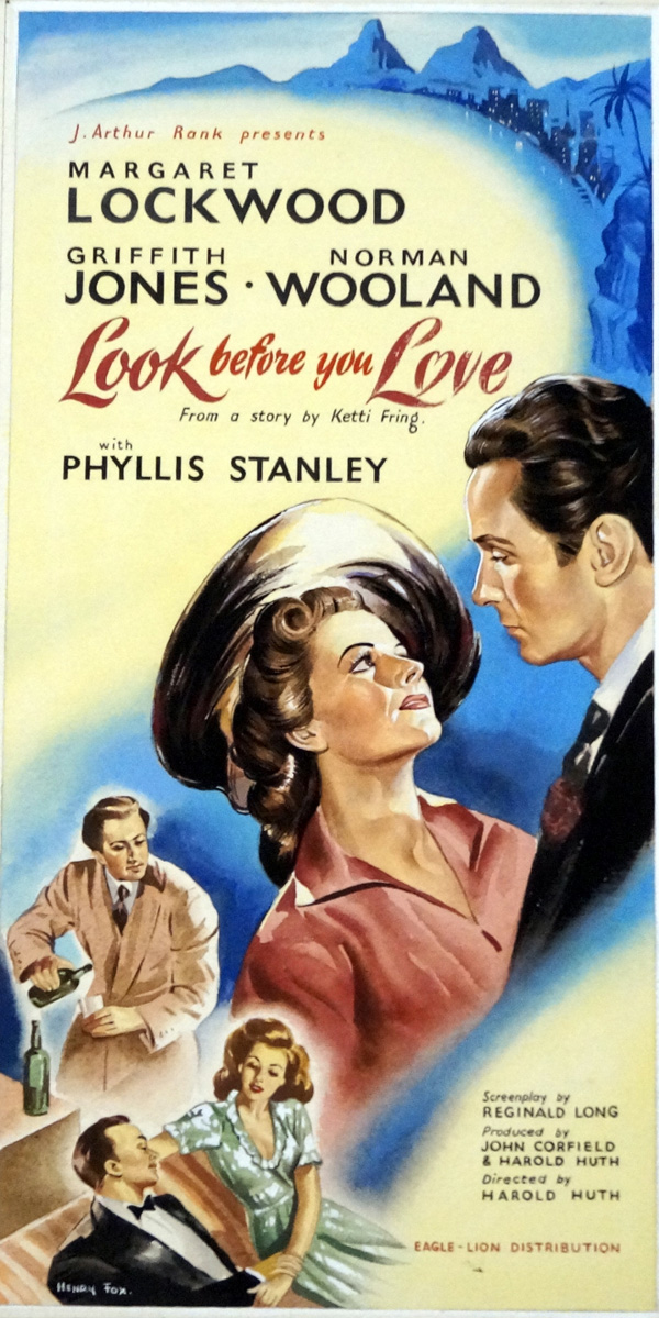 Look Before You Love original film poster artwork (Original) (Signed) by Henry Fox at The Illustration Art Gallery