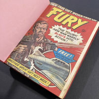 Bound set of Fury UK comics, No 1-25