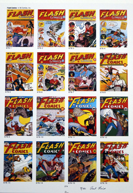 PUBLISHER'S PROOF PAGE: Photo-Journal Guide to Comic Books - Flash 1 - 16 (Signed) (Limited Edition) at The Book Palace