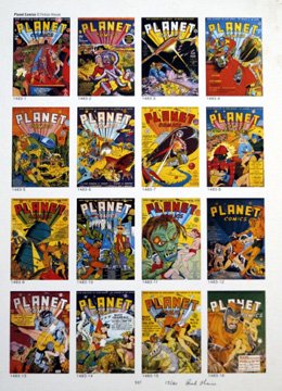 PUBLISHER'S PROOF PAGE: Photo-Journal Guide to Comic Books - Planet Comics 1 - 16 (Signed) (Limited Edition)