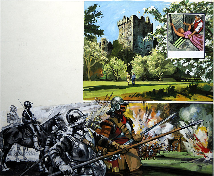 Blarney Castle (Original) by Harry Green Art at The Illustration Art Gallery