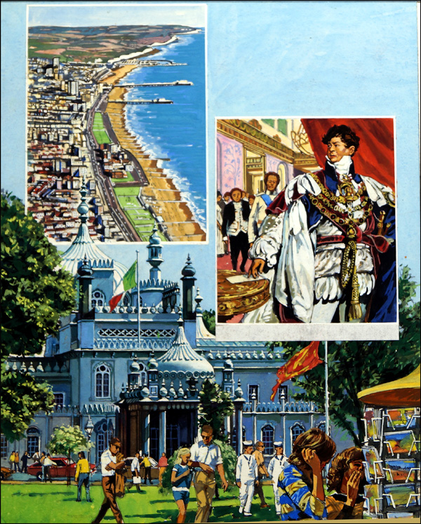 Brighton (Original) by Harry Green Art at The Illustration Art Gallery