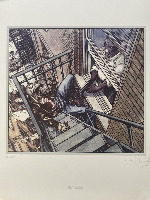 Stairwell (Limited Edition Print) (Signed) by Juanjo Guarnido at The Illustration Art Gallery