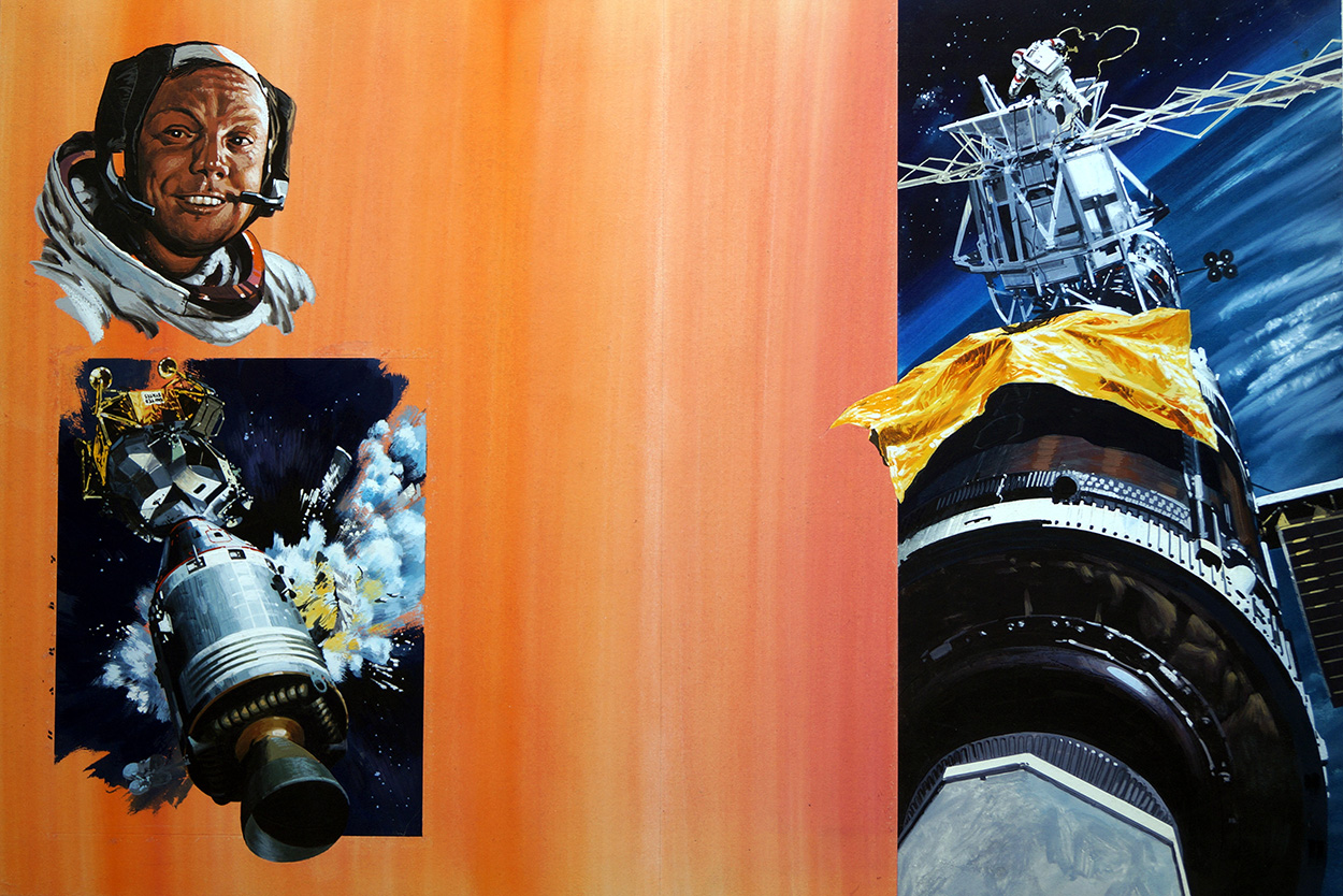 What's Next in Space? (Original) (Signed) art by Space (Wilf Hardy) at The Illustration Art Gallery
