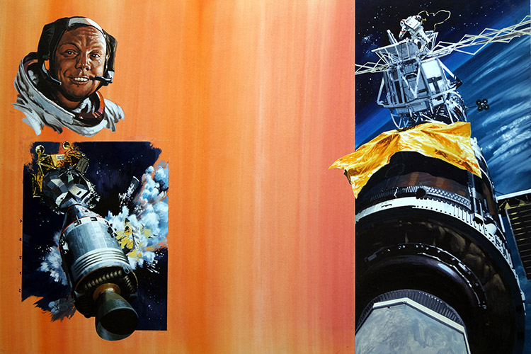 What's Next in Space? (Original) (Signed) by Space (Wilf Hardy) at The Illustration Art Gallery