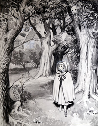 Little Red Riding Hood art by Don Harley