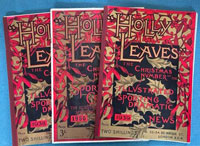 Holly Leaves Sporting & Dramatic News: 3 issues 1938, 1939, 1950