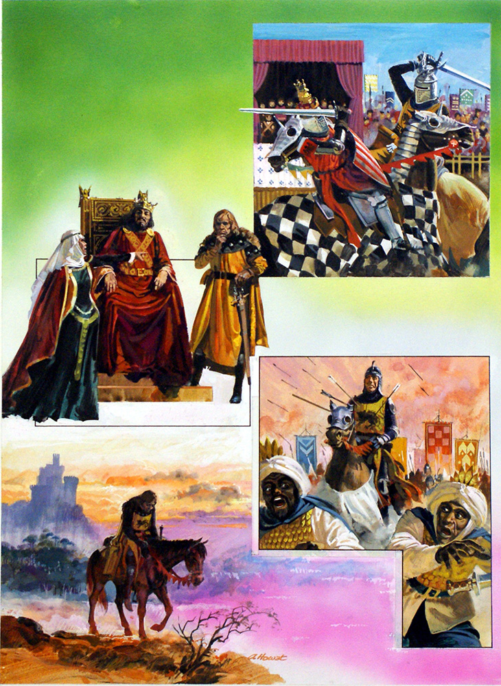 El Cid (Original) (Signed) art by Andrew Howat Art at The Illustration Art Gallery
