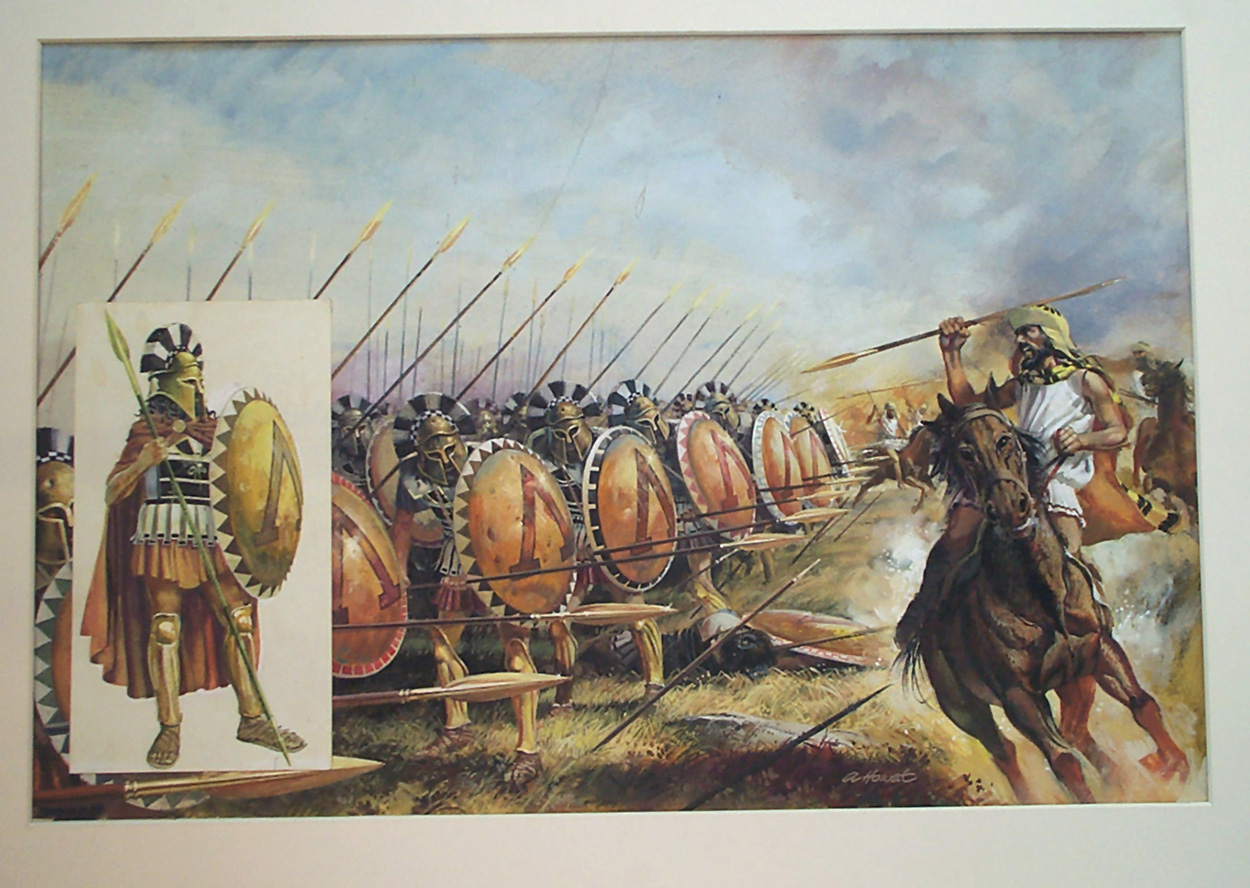 The Persians (Original) (Signed) art by Andrew Howat Art at The Illustration Art Gallery