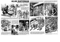 Allan Quatermain Pages 5 and 6 (TWO pages) (Originals)