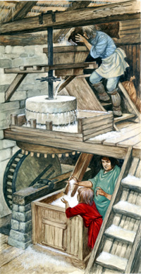 Life At The Mill - From Grain To Flour art by Peter Jackson
