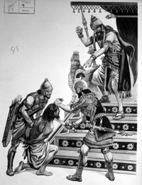 The Rage Of Nebuchadnezzar art by Peter Jackson