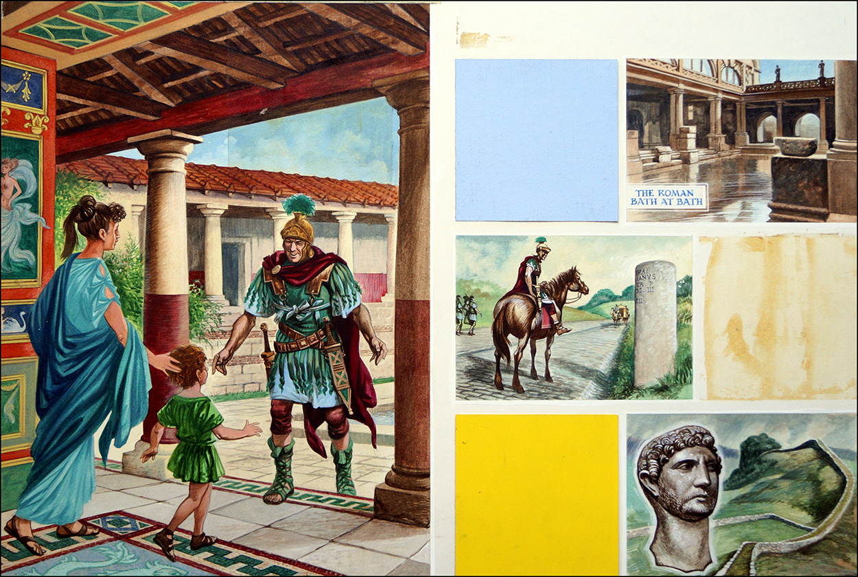 Britain Under Rome (Original) art by British History (Peter Jackson) at The Illustration Art Gallery
