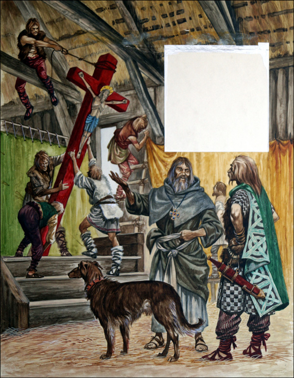 Saint Patrick (Original) by Peter Jackson at The Illustration Art Gallery
