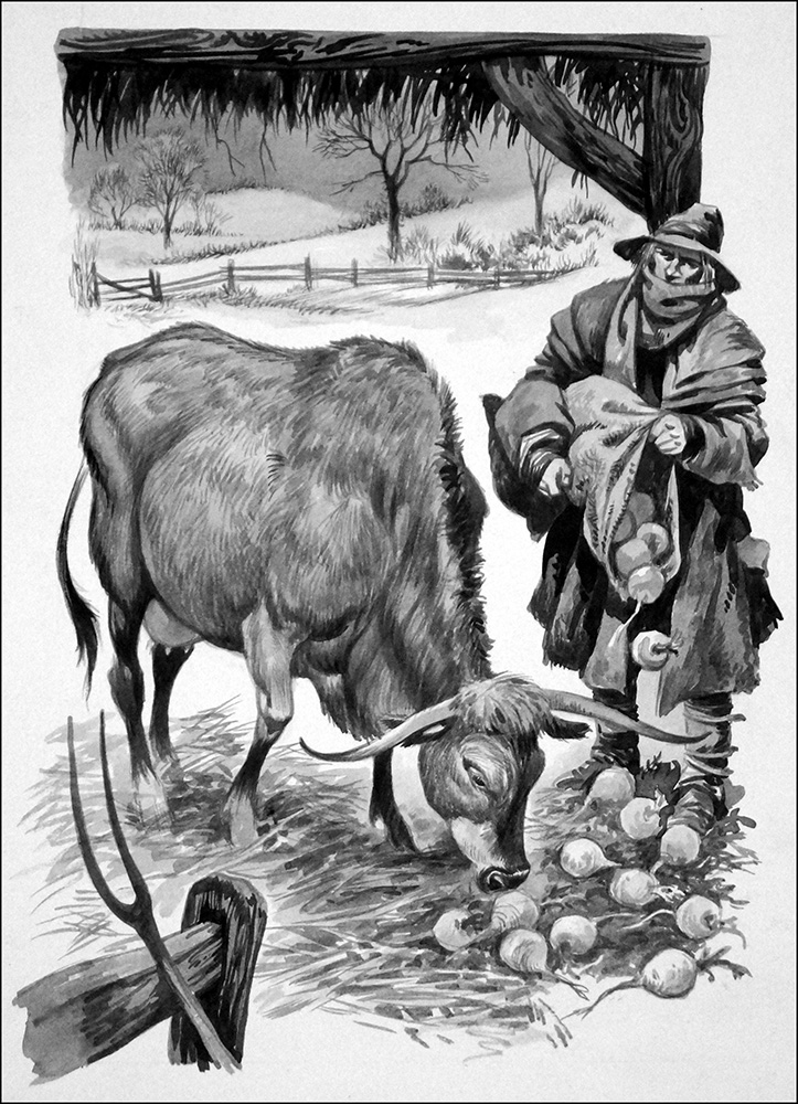 When Farming Changed (Original) art by British History (Peter Jackson) at The Illustration Art Gallery