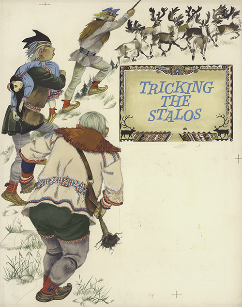 Tricking The Stalos (Original) by Janet & Anne Grahame Johnstone at The Illustration Art Gallery