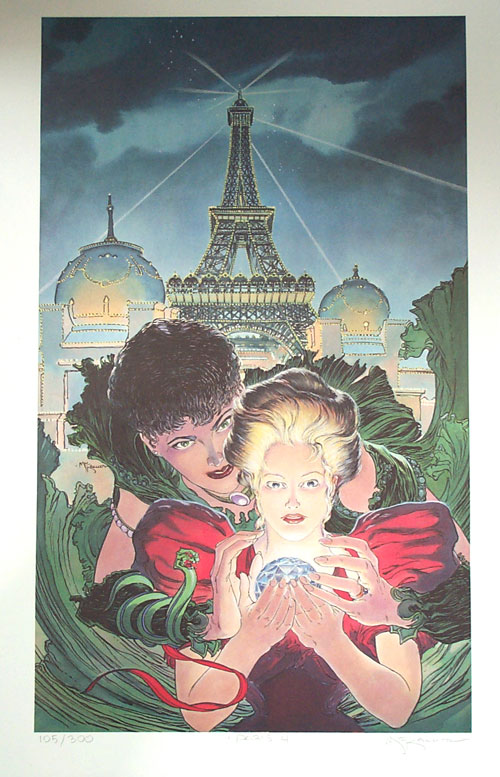 Paris (Limited Edition Print) (Signed) by Michael Kaluta at The Illustration Art Gallery